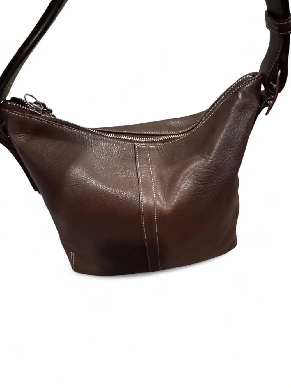 Vintage coach legacy slim duffle leather crossbody